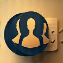 Icon representing candidate profiles and evaluation